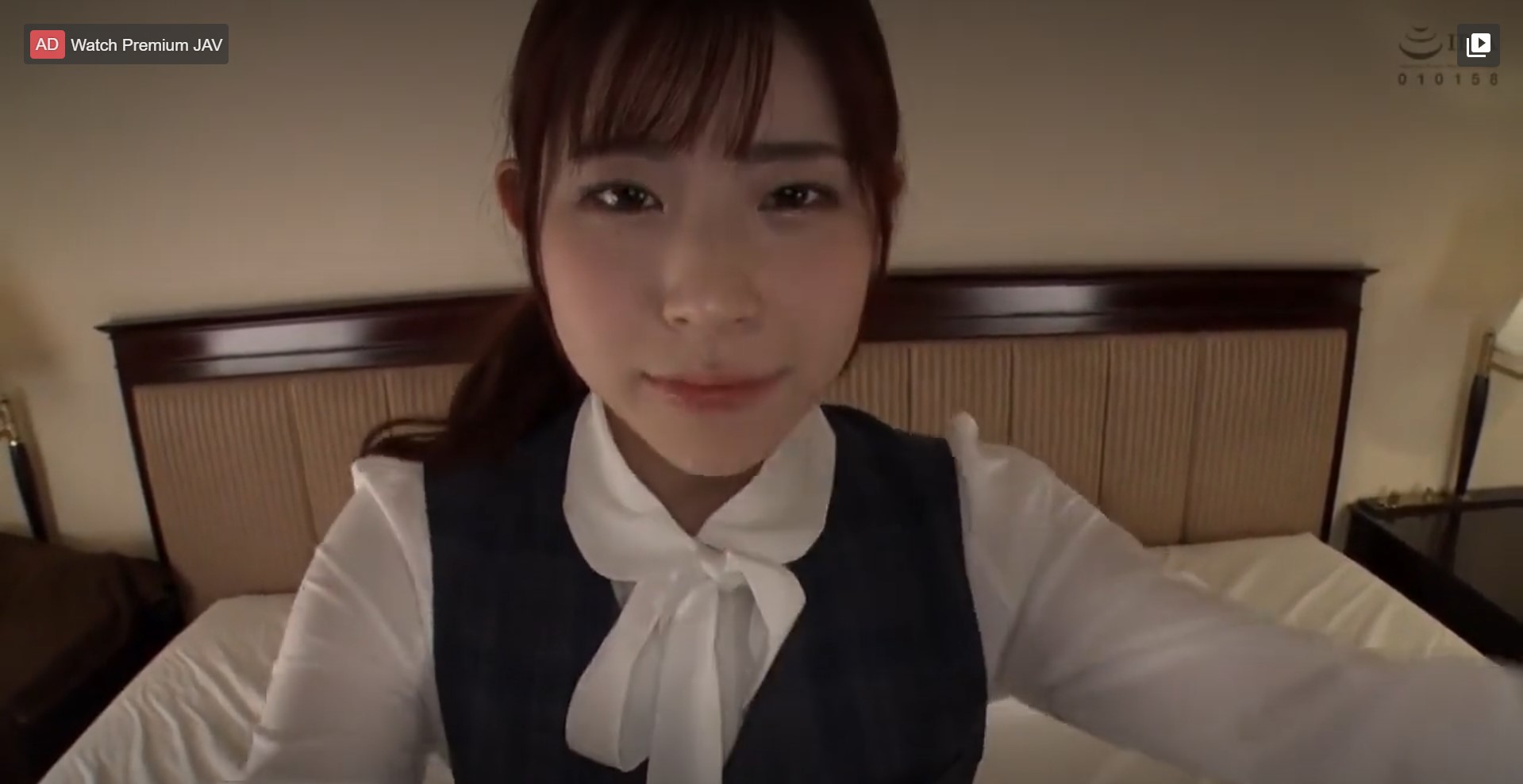 スーツ姿のカワイイ系のお姉さんとホテルで好き放題SEX、ムッチリとしたお尻を観ながらのねっとりバックが気持ち良すぎる！